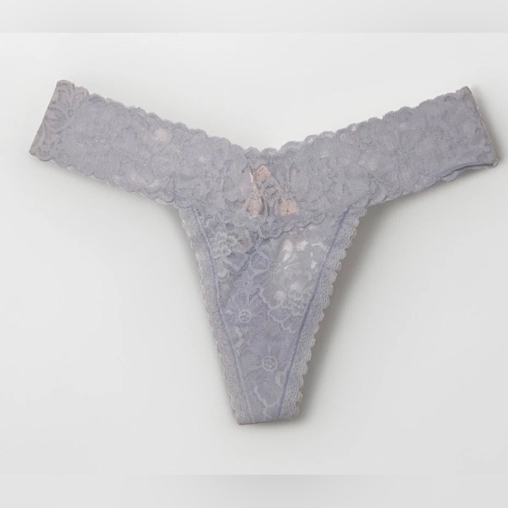 Victoria's Secret VS The Lacie Icy Lavender Lace Thong Panty